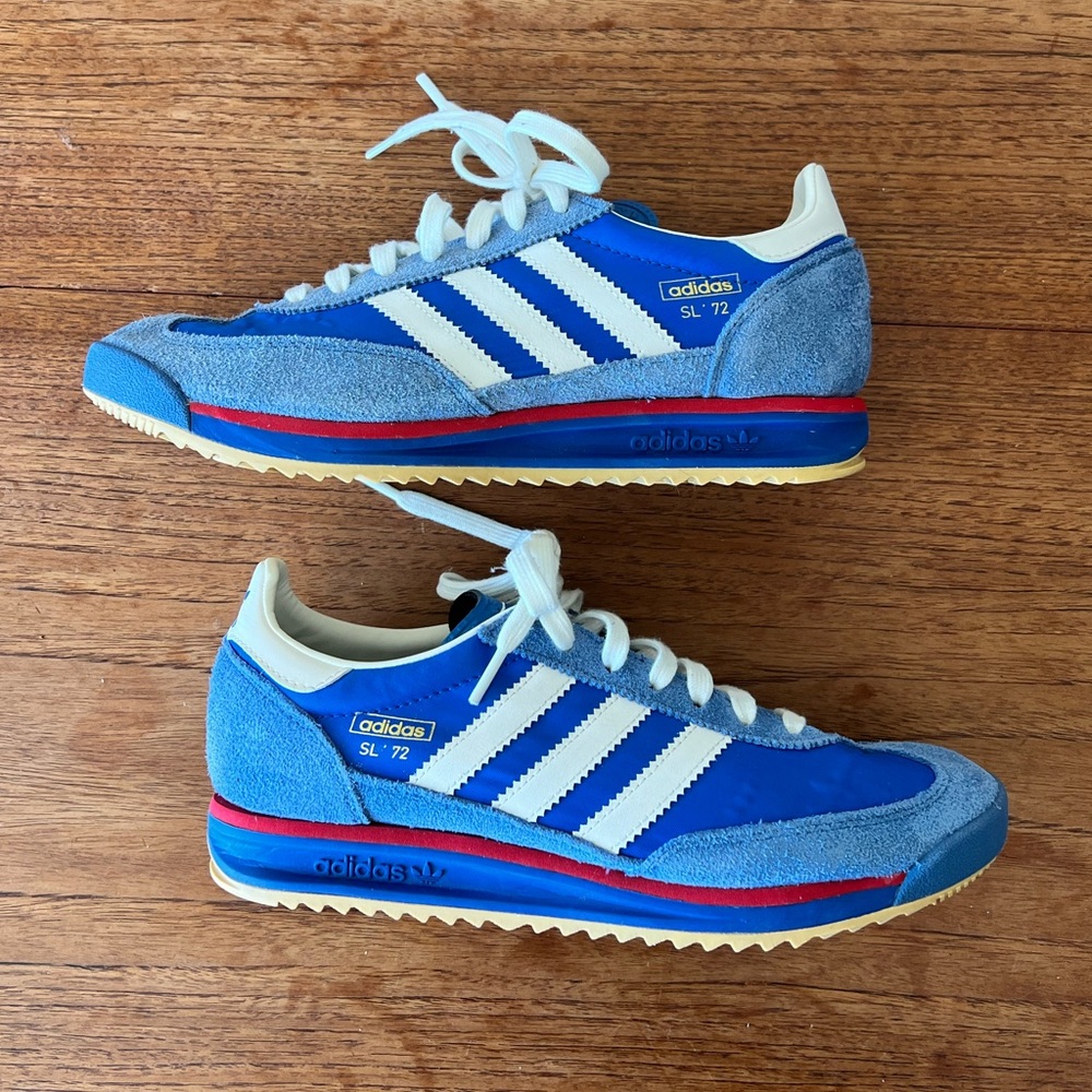 Adidas OG SL72 Blue White Men 8 41 - Picture 2 of 10